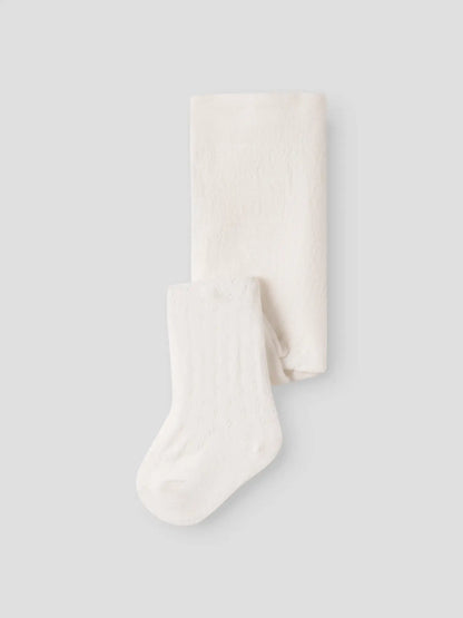 Lil'Atelier - pointelle pantyhose baby - turtledove