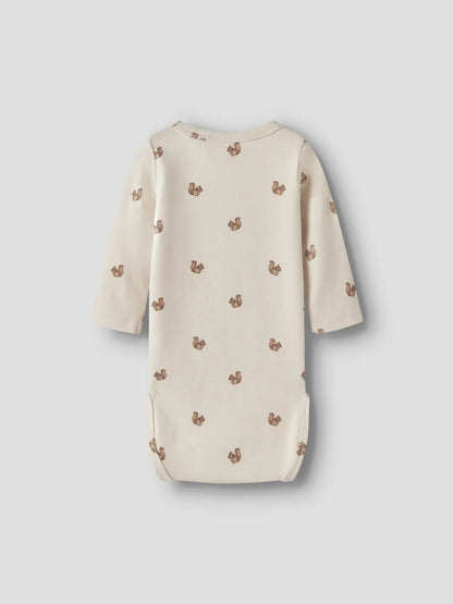 Lil'Atelier - slim fit body squirrel - turtledove