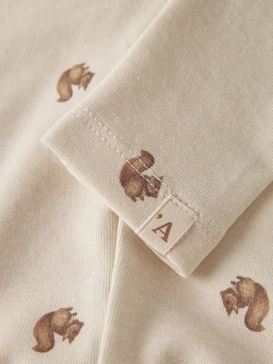 Lil'Atelier - slim fit legging squirrel - turtledove
