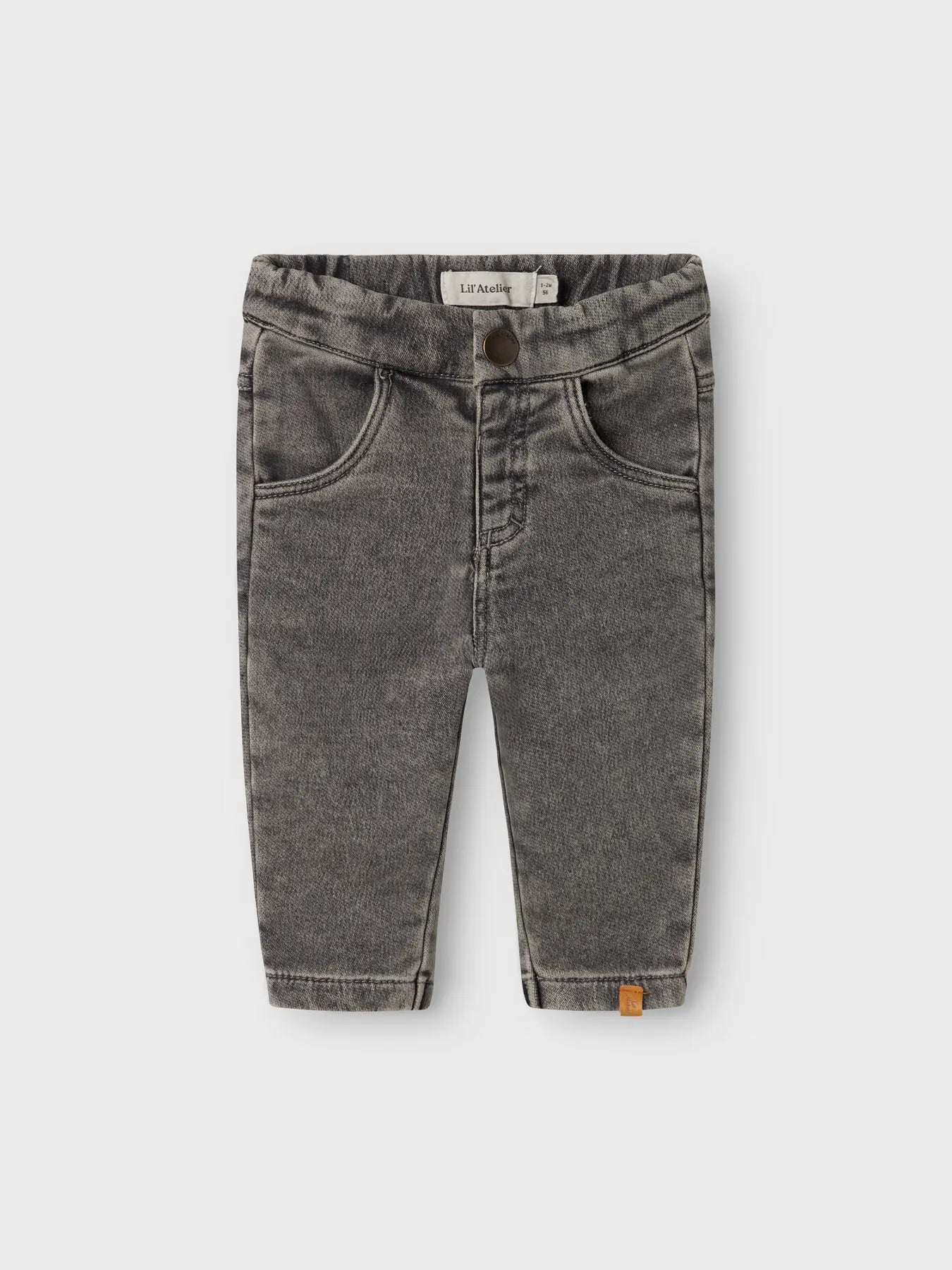 Lil'Atelier - loose jeans baby - medium grey denim