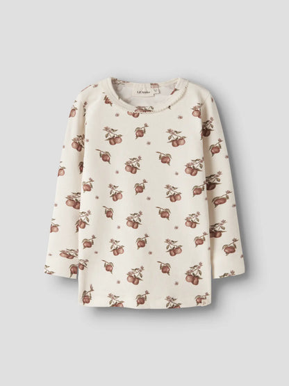 Lil'Atelier - slim fit top apple - turtledove/maple syrup