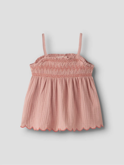 Lil'Atelier - strap top Hiba - rose tan