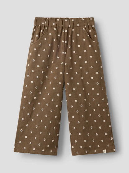 Lil'Atelier - wide leg pants Hulla - teak flower