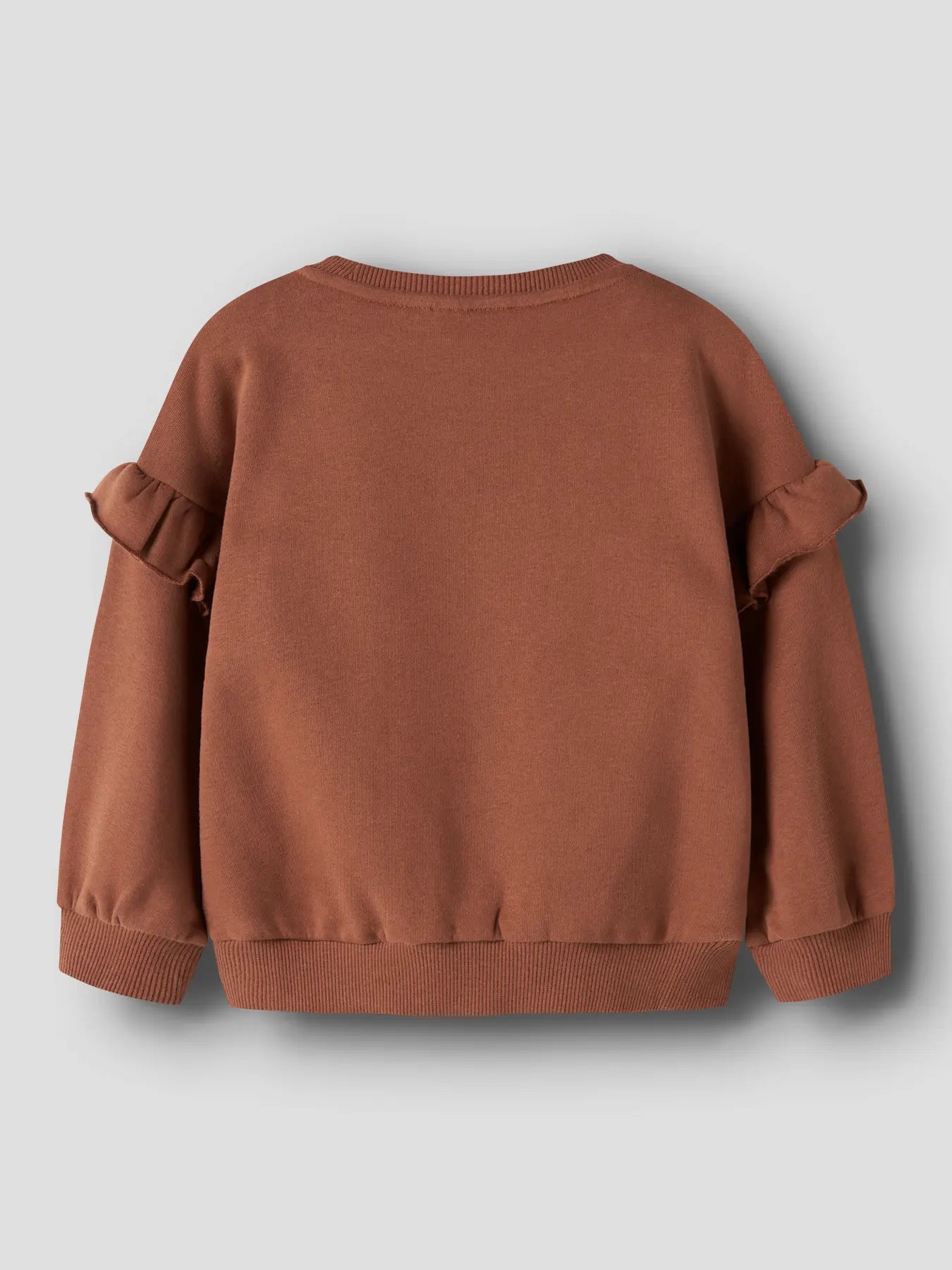 Lil'Atelier - sweater with frill - maple syrup