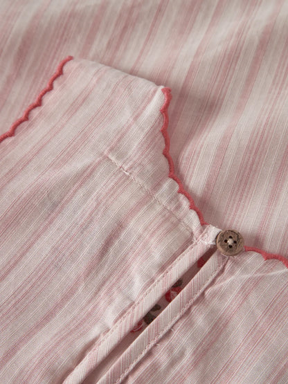 Lil'Atelier - top Jera - morganite stripe