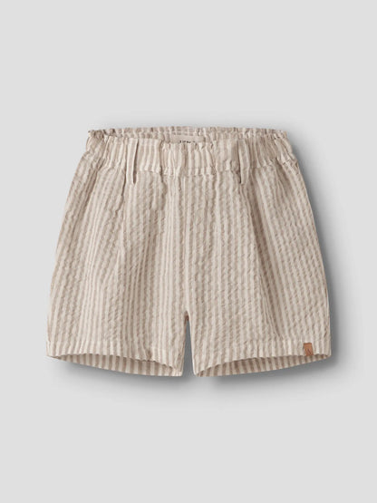 Lil'Atelier - seersucker shorts Fausto - stripe