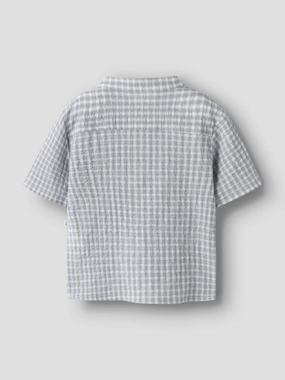 Lil'Atelier - woven shirt - coconut milk square