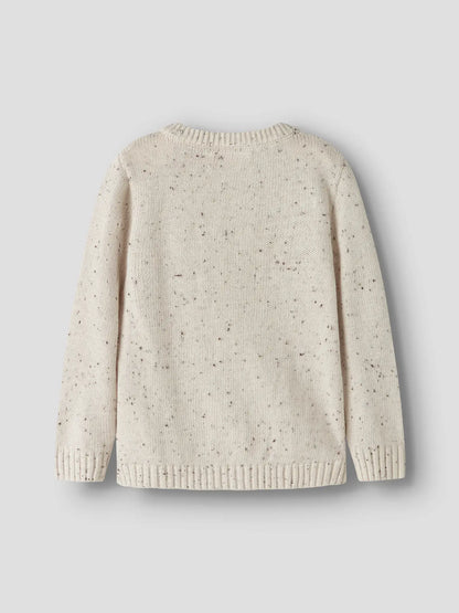 Lil'Atelier - cable knit sweater Galto - turtledove