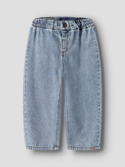 Lil'Atelier - wide jeans - medium blue denim
