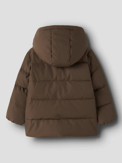 Lil'Atelier - puffer jacket - dark earth brown