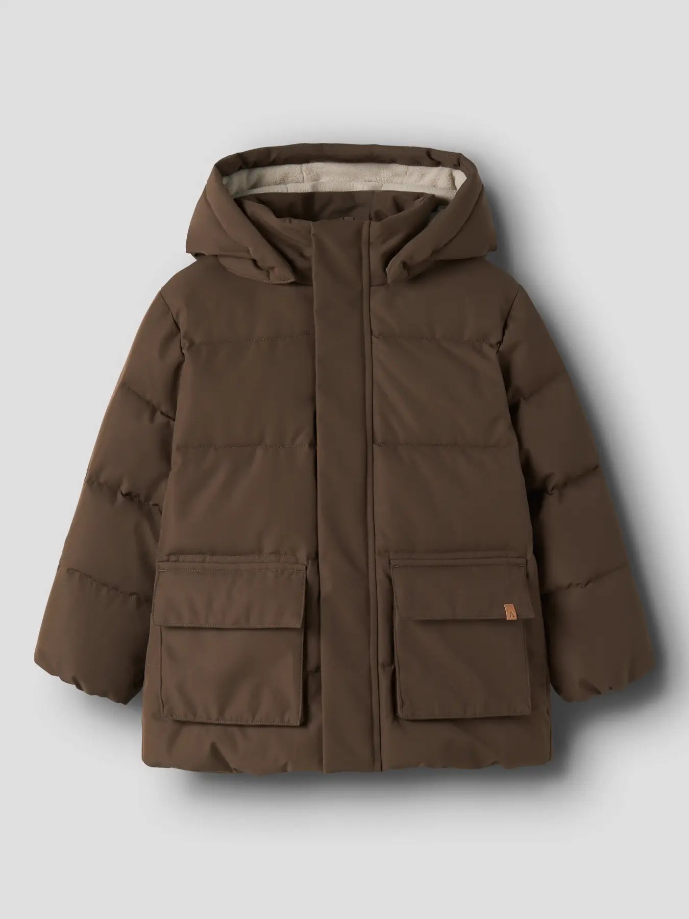 Lil'Atelier - puffer jacket - dark earth brown