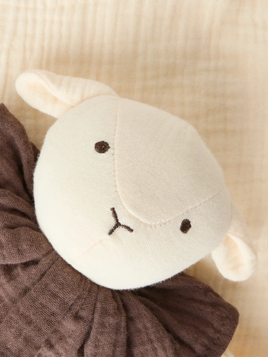 Lil'Atelier - sheep cuddle cloth Noa - turtledove/teak