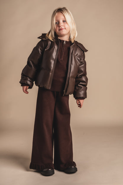 Baje Studio - pants Nikol - brown choco