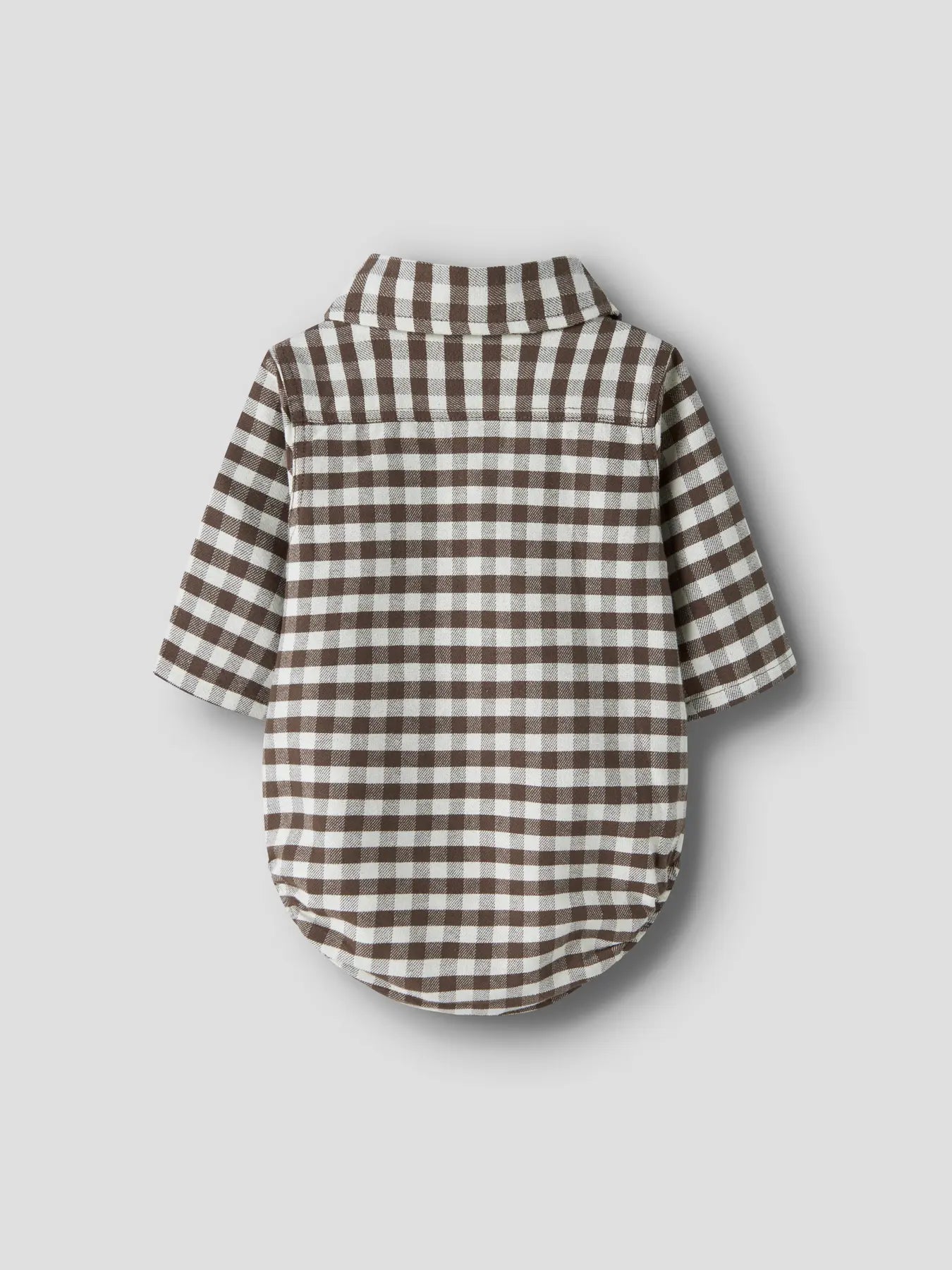 Lil'Atelier - gingham body Noki - teak brown