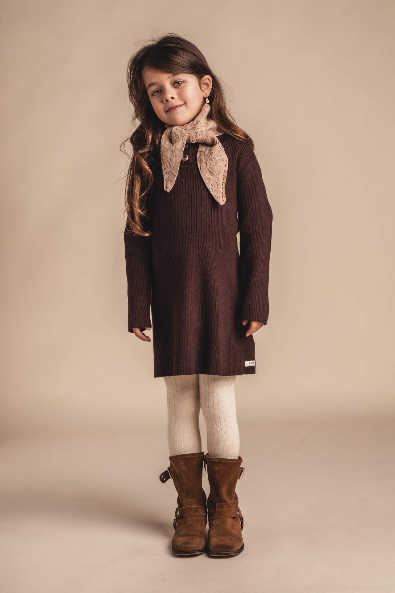 Baje Studio - dress Norez - brown choco