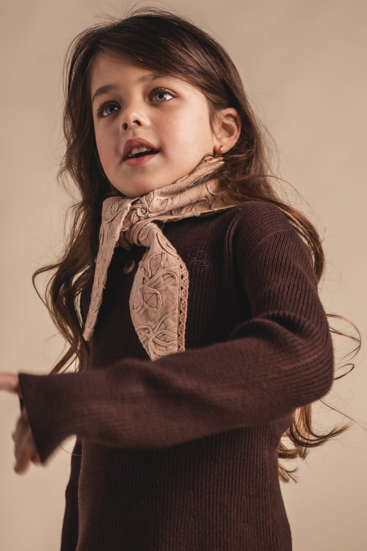 Baje Studio - dress Norez - brown choco