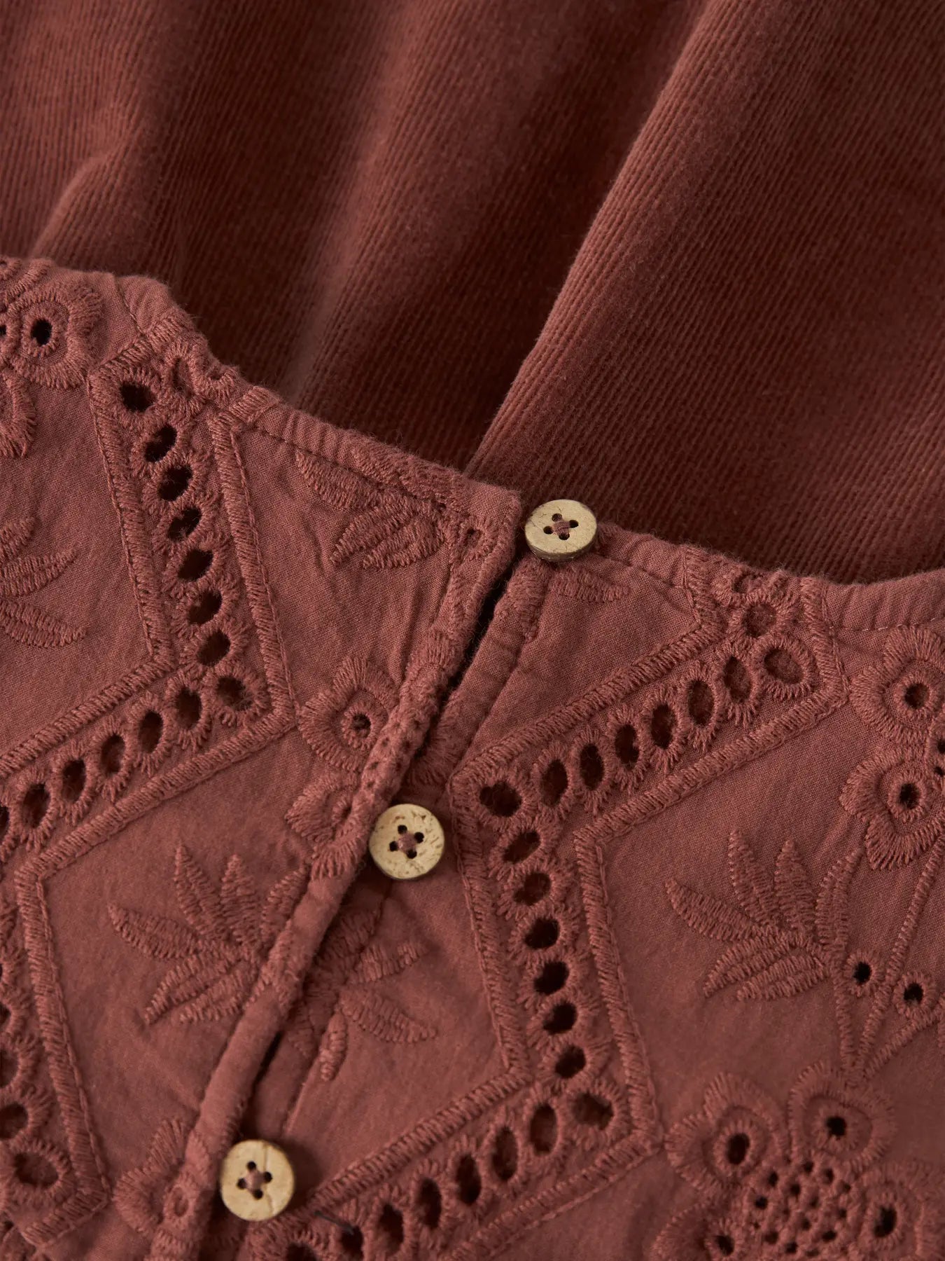 Lil'Atelier - corduroy dress Onellas - mahogany
