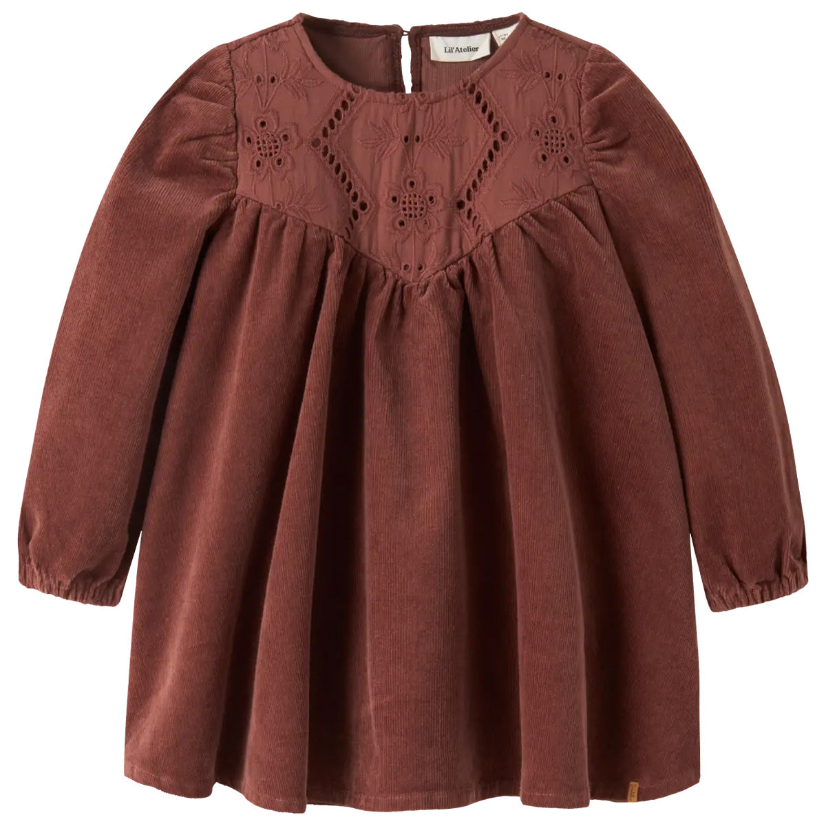 Lil'Atelier - corduroy dress Onellas - mahogany