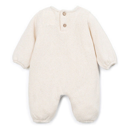 Play Up - jersey jumpsuit - sketches beige