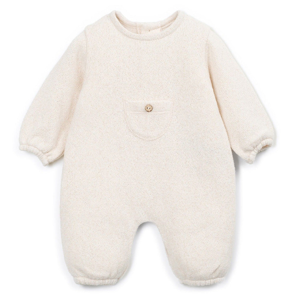 Play Up - jersey jumpsuit - sketches beige