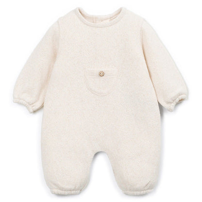 Play Up - jersey jumpsuit - sketches beige