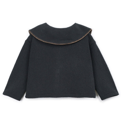 Play Up - cardigan with collar - cocoon anthracite