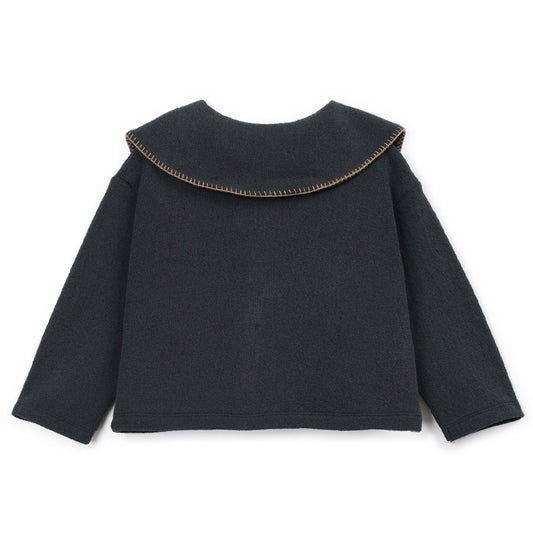 Play Up - cardigan with collar - cocoon anthracite