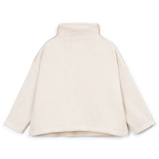 Play Up - turtle neck sweater - sketches beige
