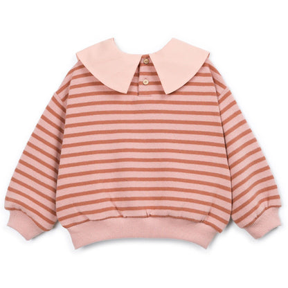 Play Up - striped sweater with collar - tapestry stripe