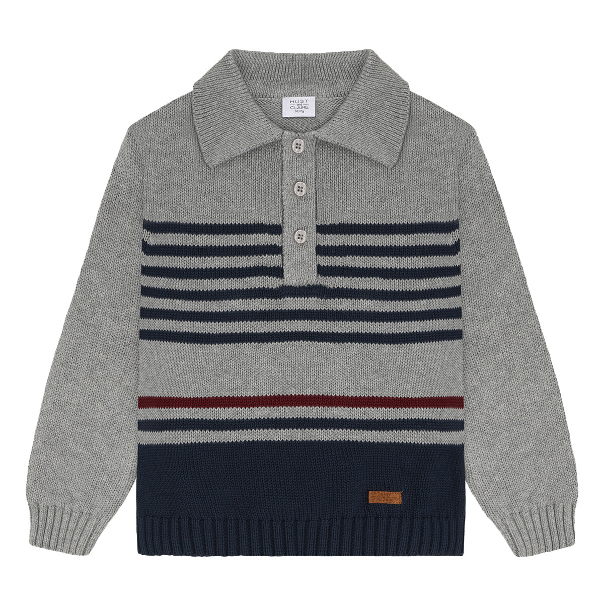 Hust & Claire - pullover Pelle - grey melange