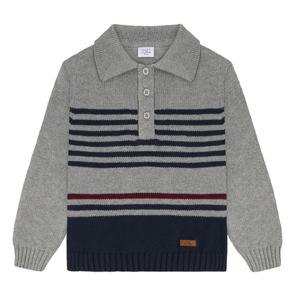 Hust & Claire - pullover Pelle - grey melange