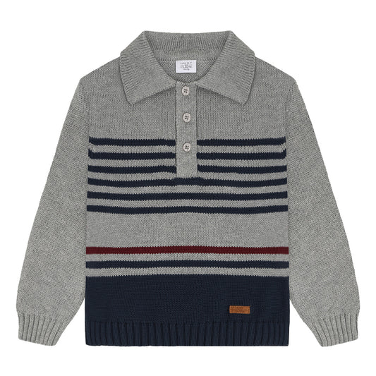 Hust & Claire - pullover Pelle - grey melange