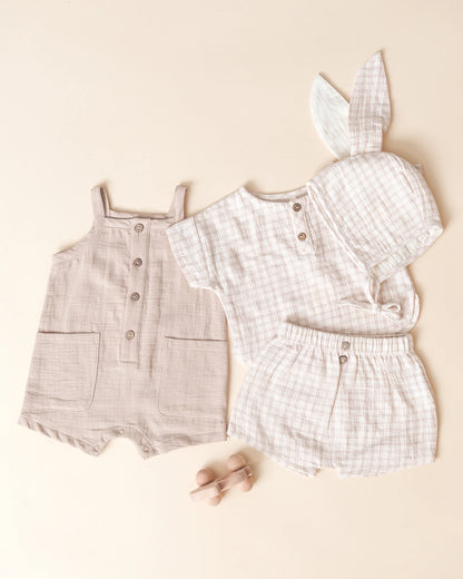 Quincy Mae - shorts Utility - oat check