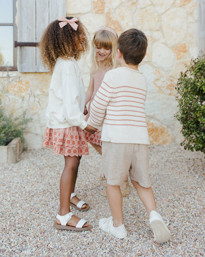 Rylee + Cru - tiered mini skirt - poppy gingham
