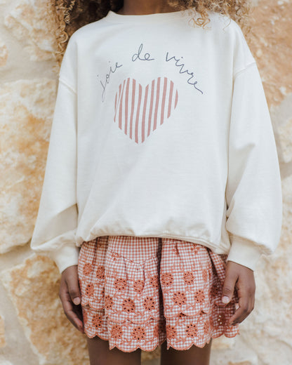 Rylee + Cru - tiered mini skirt - poppy gingham