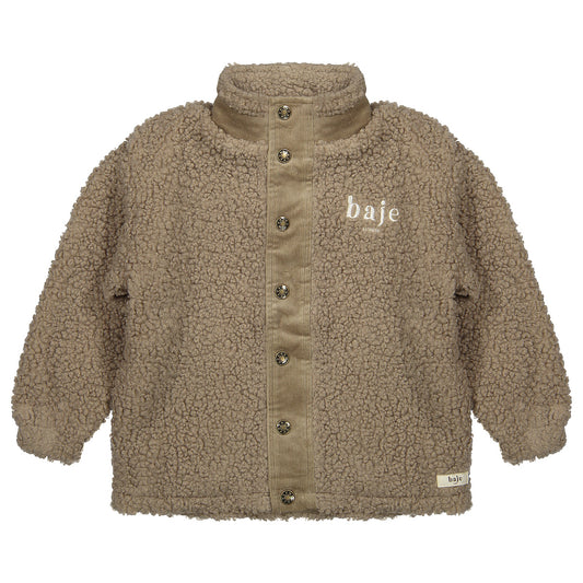 Baje Studio - teddy jacket Rances - brown cacao