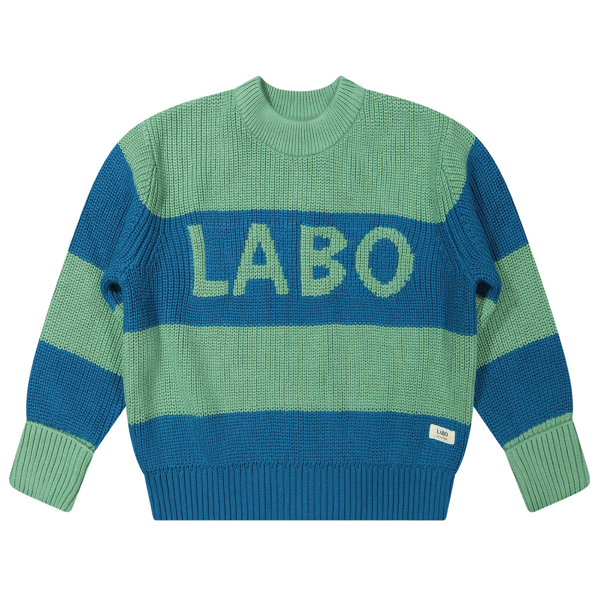 Labo - knitted sweater Rhone - blue stripe
