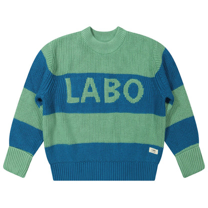 Labo - knitted sweater Rhone - blue stripe