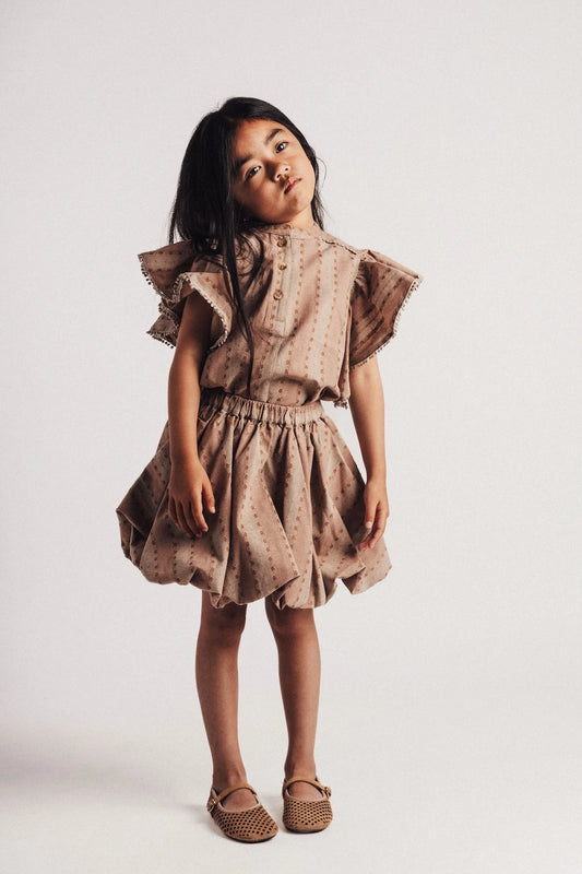 Baje Studio - balloon skirt Leida - rose cafe