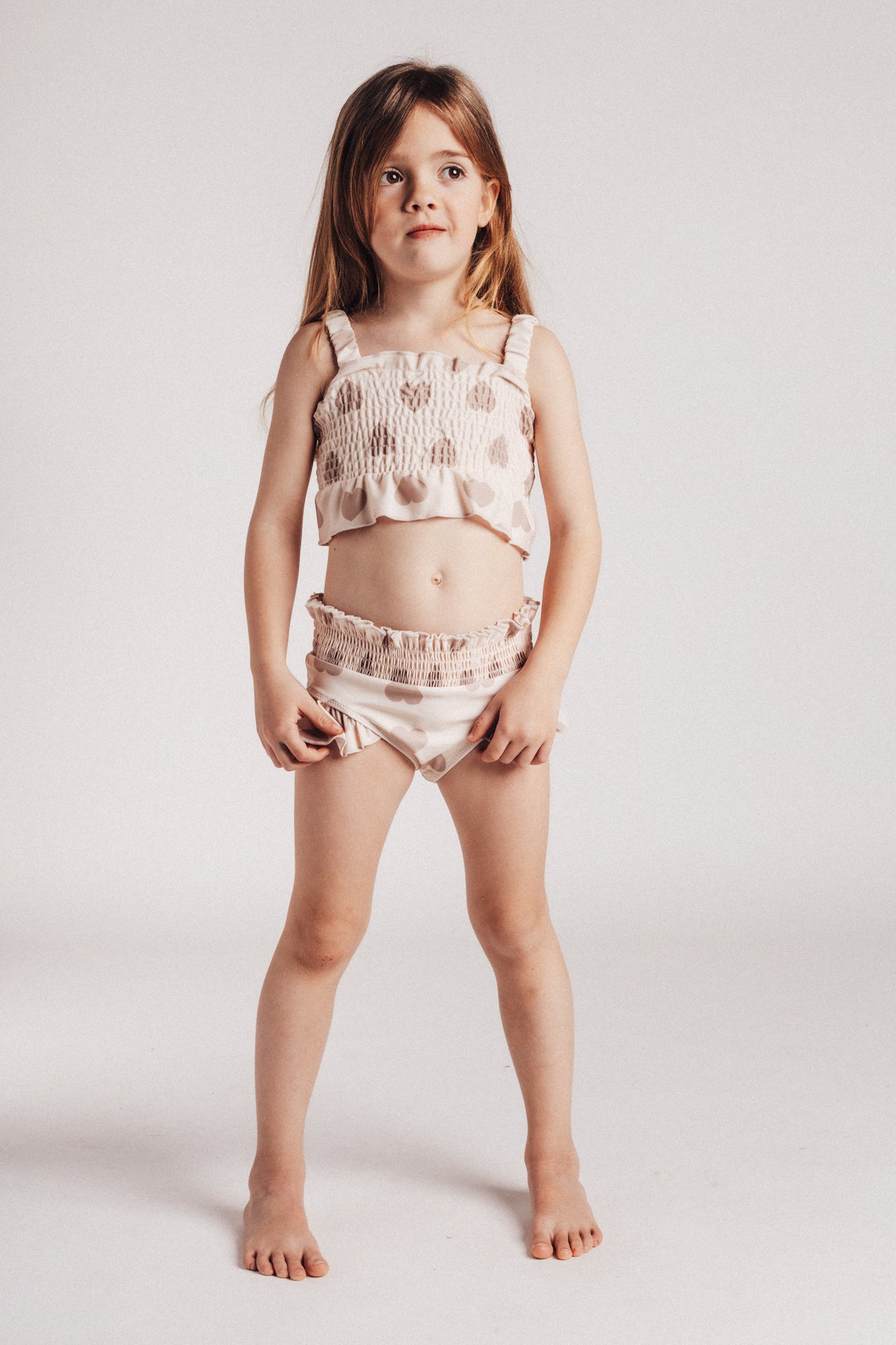 Baje Studio - bikini Rosie - creme oat hearts