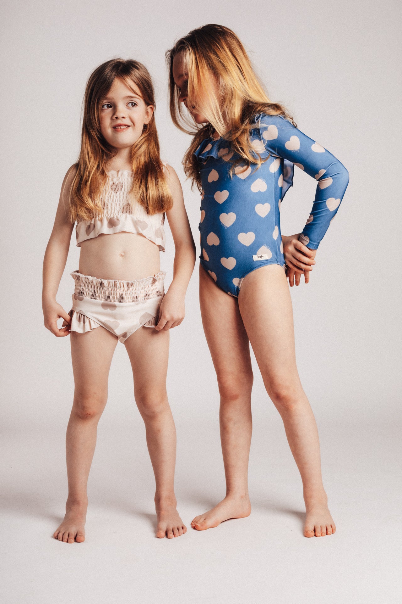 Baje Studio - bikini Rosie - creme oat hearts