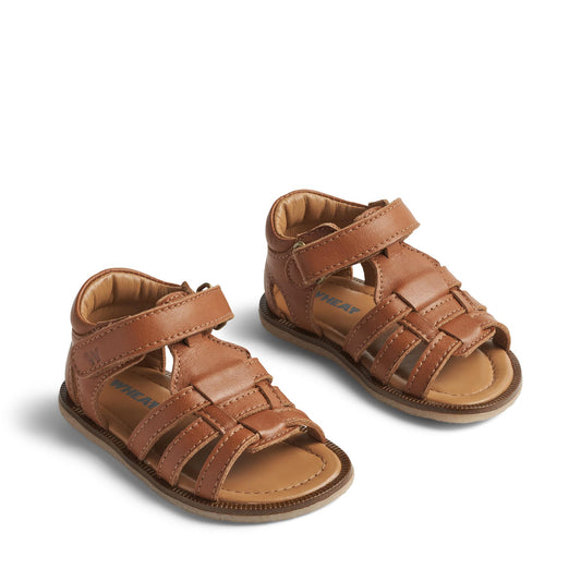 Wheat - sandal Bray - cognac leather