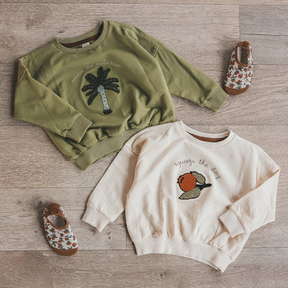 Salted Stories - oversized sweater Pommegranate