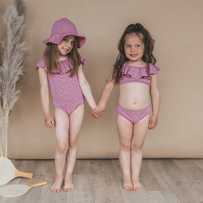 Salted Stories - broderie bikini - dusky orchid