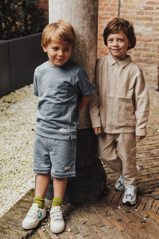 Baje Studio - linen blouse longsleeve Mace - beige