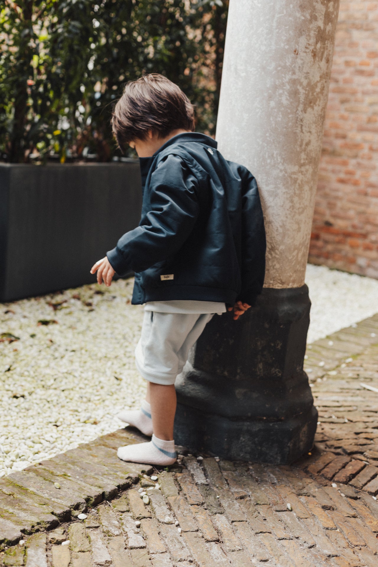 Baje Studio - jacket Montel - blue dark