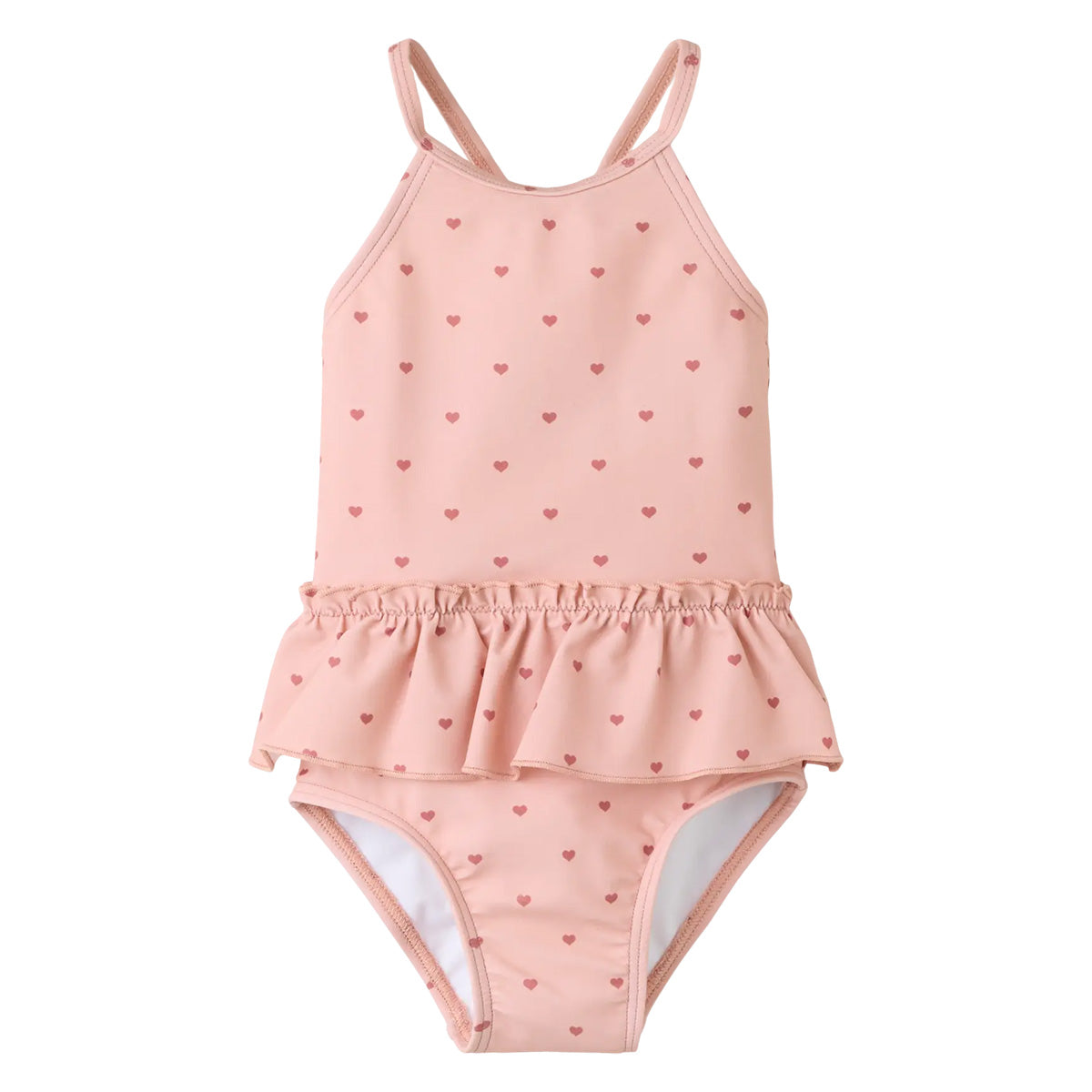 Lil'Atelier - swimsuit baby Helgina - misty rose hearts