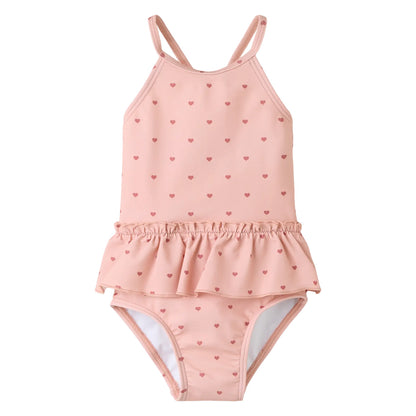 Lil'Atelier - swimsuit baby Helgina - misty rose hearts