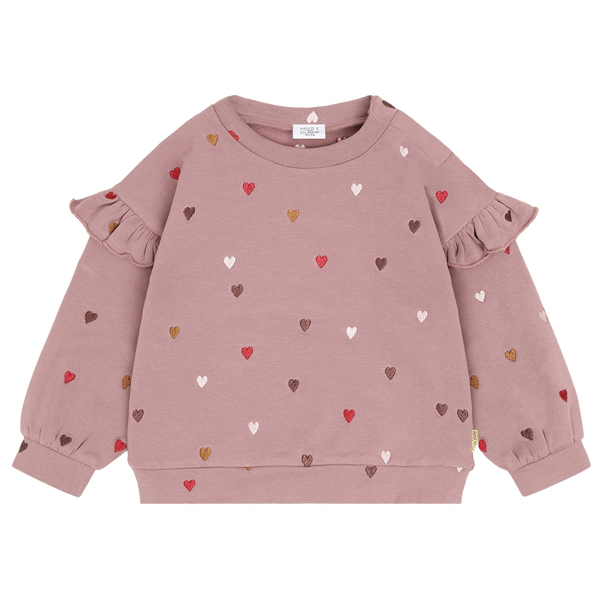 Hust & Claire - sweater heartbeat Sicillia - heather