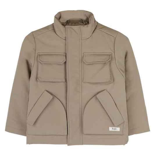 Baje Studio - jacket Siles - taupe cafe